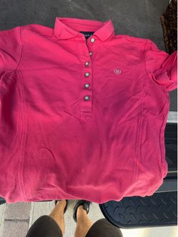 Ariat girls riding shirt.