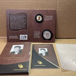 Kennedy Chronicles Set Includes 1 Ounce .999 Silver Medal