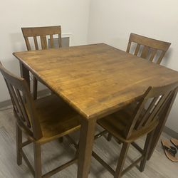 Dinning Table Set With 4 Chairs