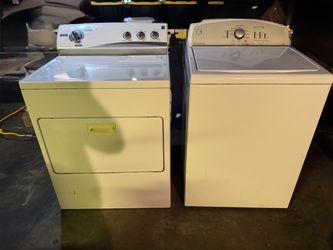 Washer and dryer set