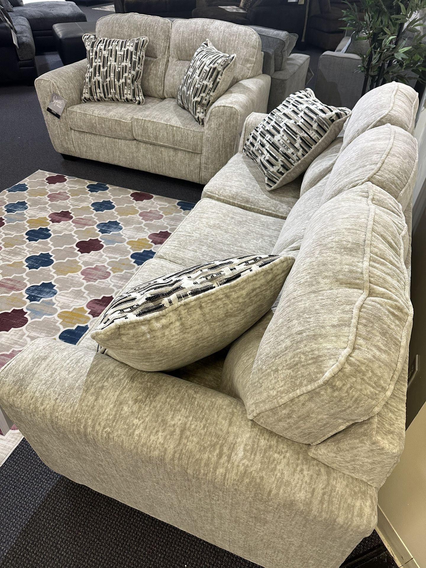 Brand New Sofa And Lowseat Set