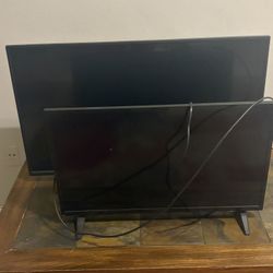 32in And 43in Flat Screen Tvs