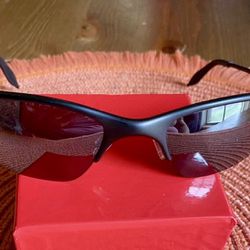 Oakley Half Wire Black Iridium Sunglasses