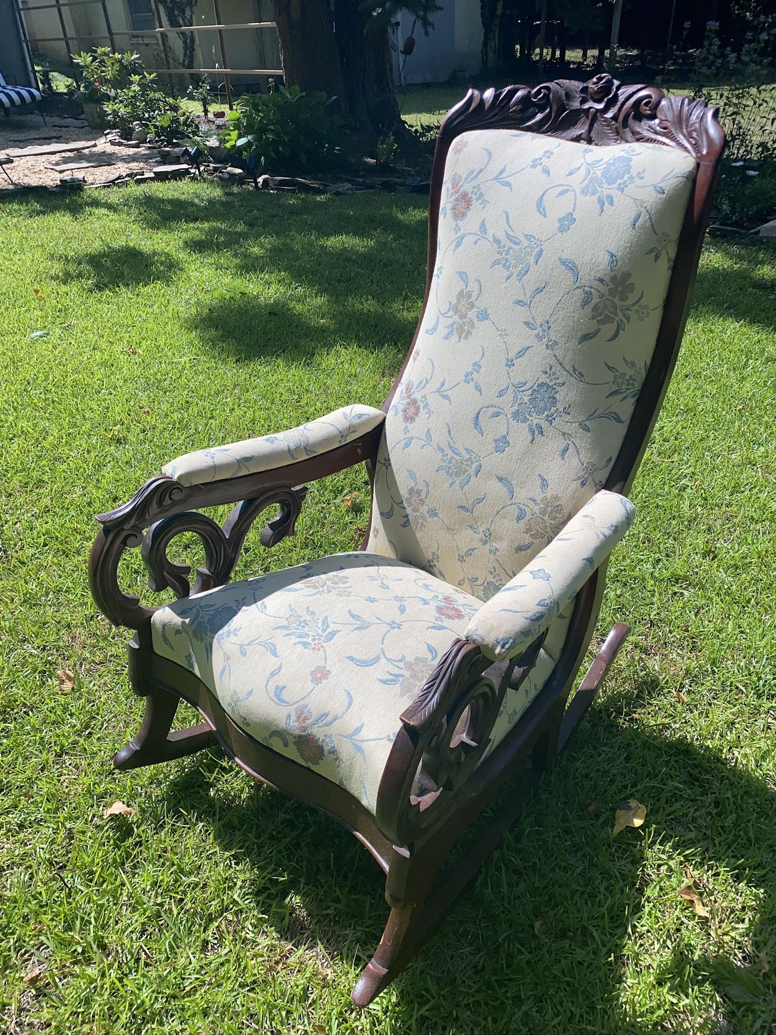 Antique Wooden Rocking Chair
