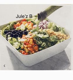 Princess House. Tazón Para Ensaladas Nuevo En Su Caja 