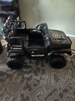 Kids Electric Ride-On Jeep Truck Black