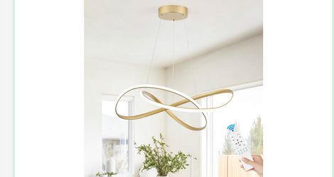 Modern chandelier gold