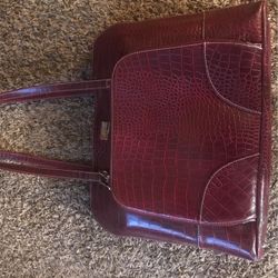 Leather Computer Carry All Bag