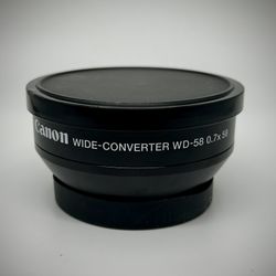 Canon Wide-Converter WD-58 0.7x58  150$