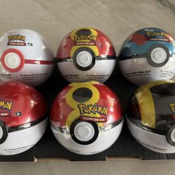 Pokemon TCG 6 Pokeball Tins