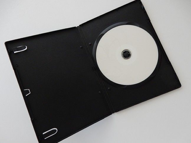 25 Black Single CD DVD Movie Case Storage Box 7mm