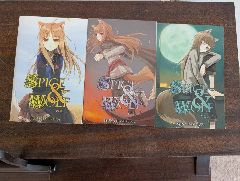 Spice And Wolf Volumes 1-3 Light Novels