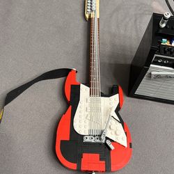 LEGO fender strat guitar set