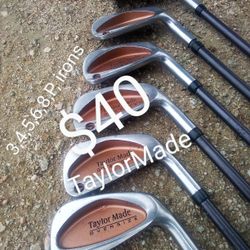 TaylorMade Burner Irons $40