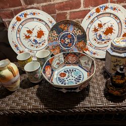 10 piece Japanese Lot Imari,Nippon