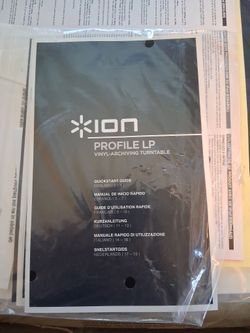 Ion Profile Lp Turntable 