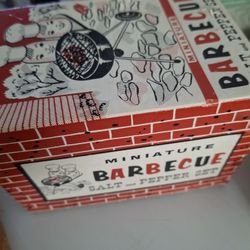 new old stock,  antique barbeque toy
