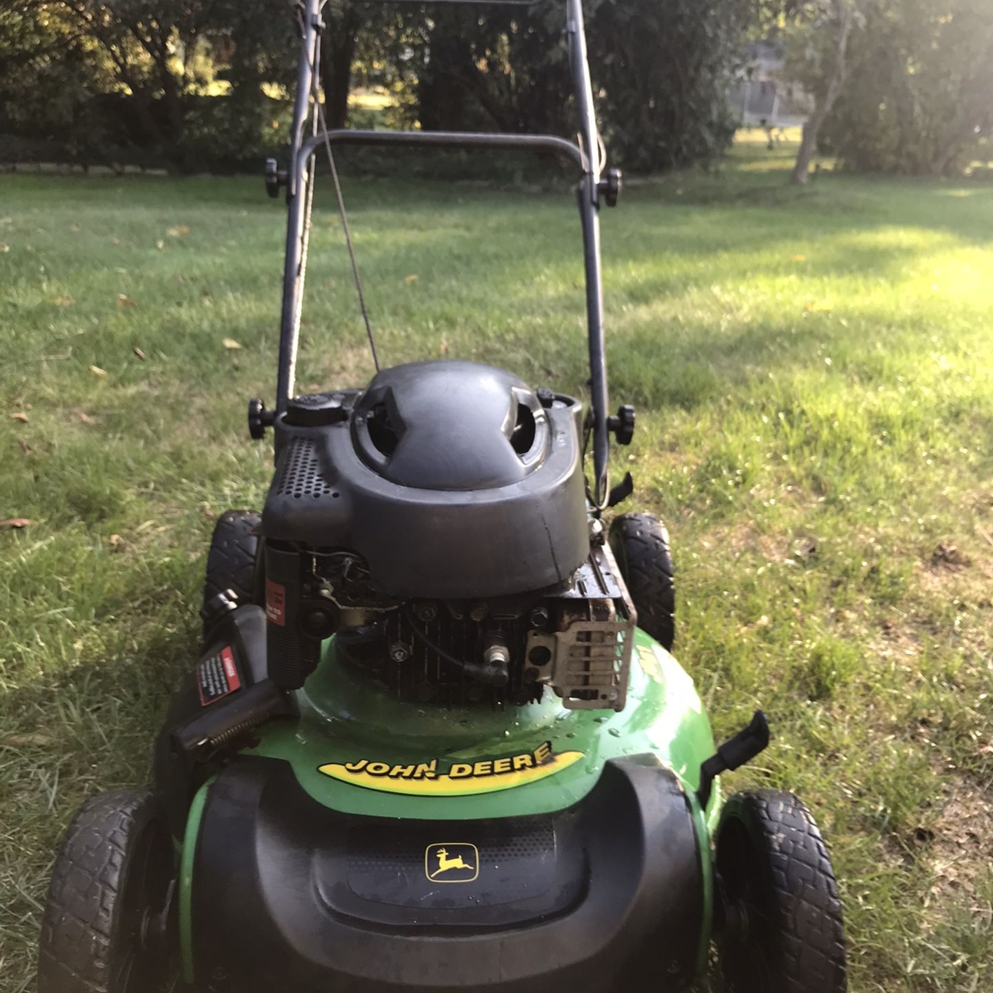 John deere js61 self propelled push mower sale