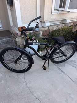 Genesis Onyx Beach Cruiser Bike Black
