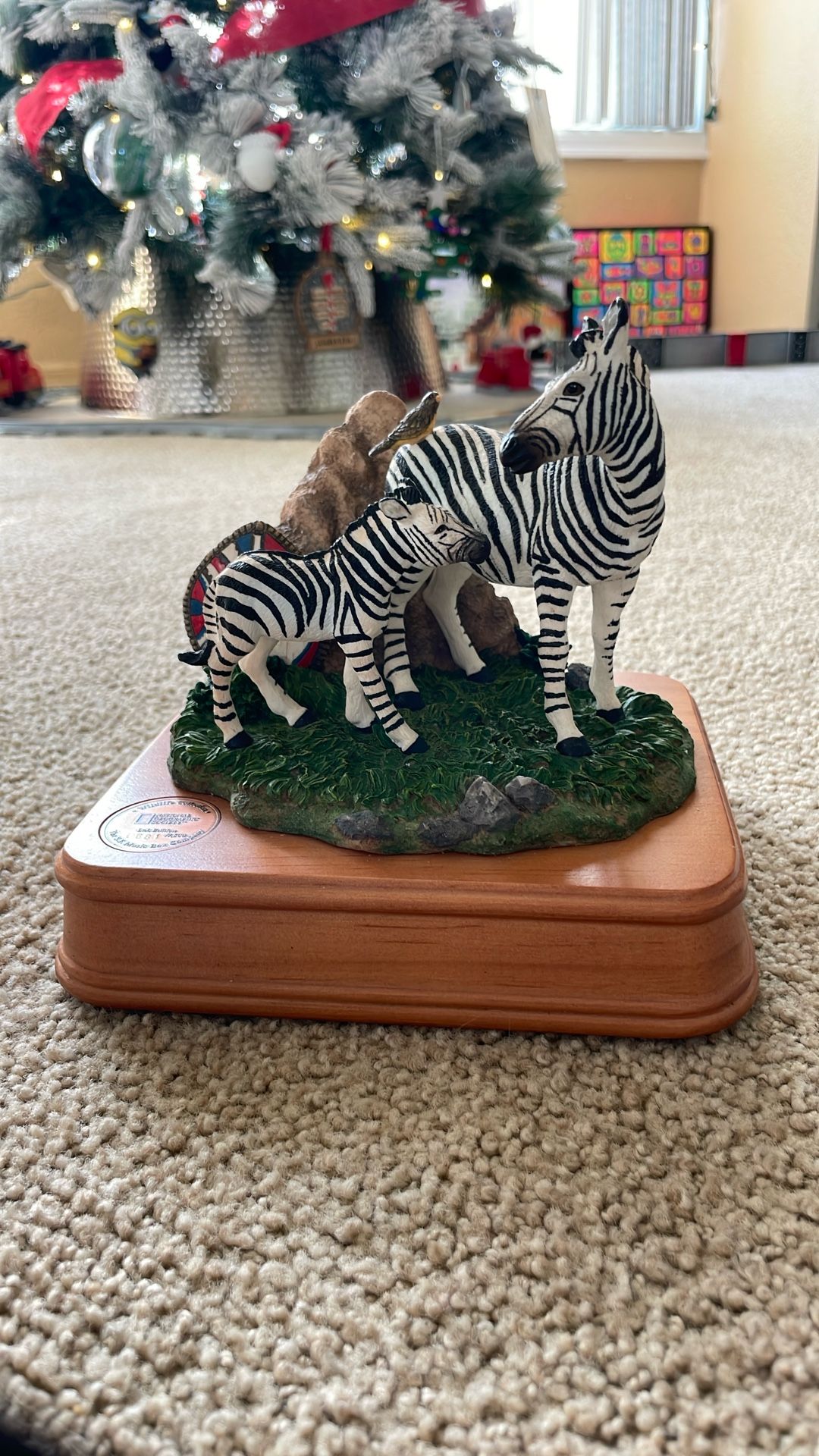 National Geographic Zebra Music Box 
