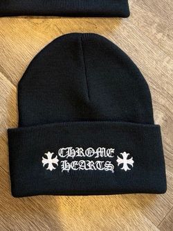 Chrome Hearts Black Knit Beanie