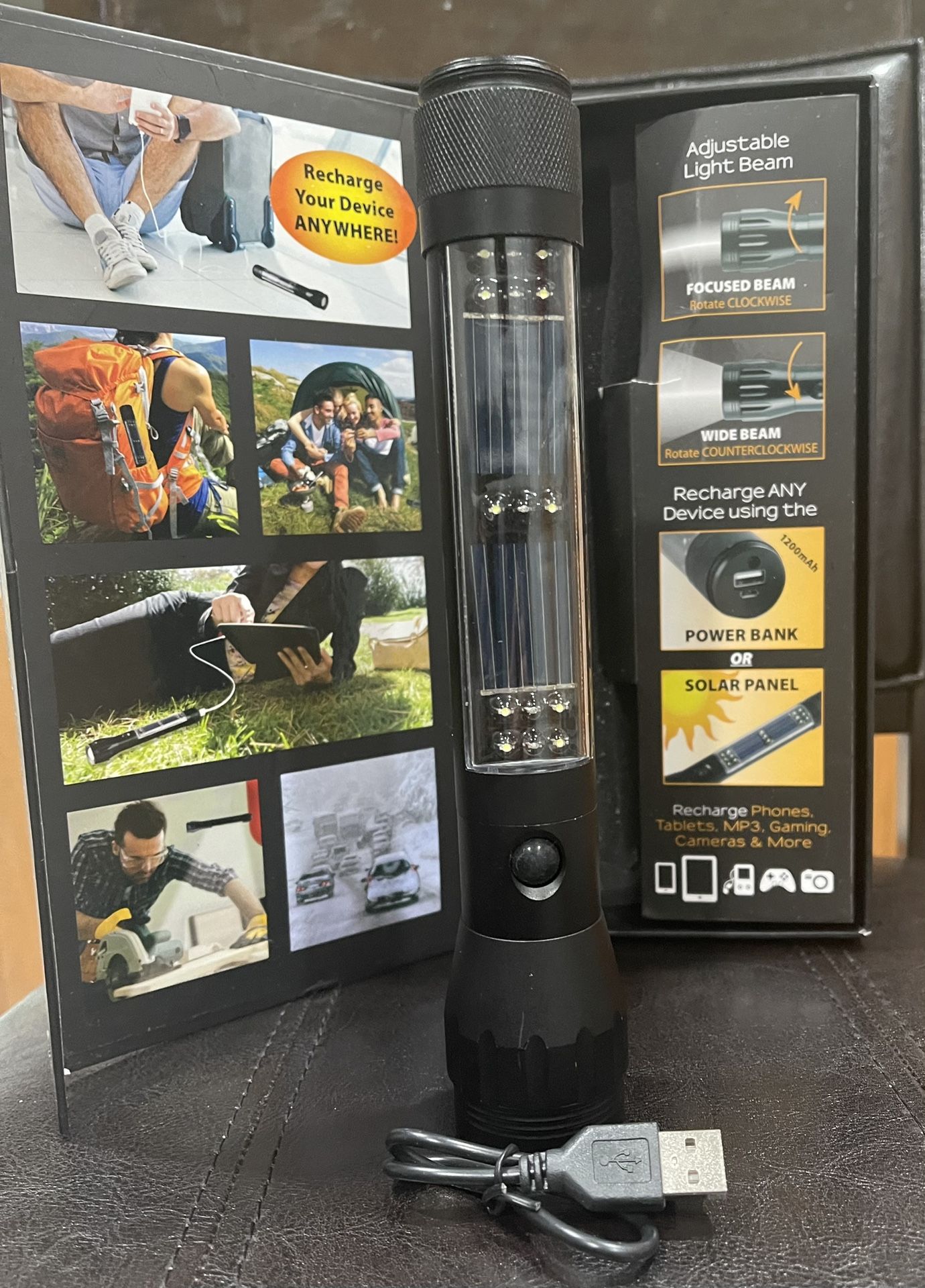 Solar Fusion LED Light & Power Bank