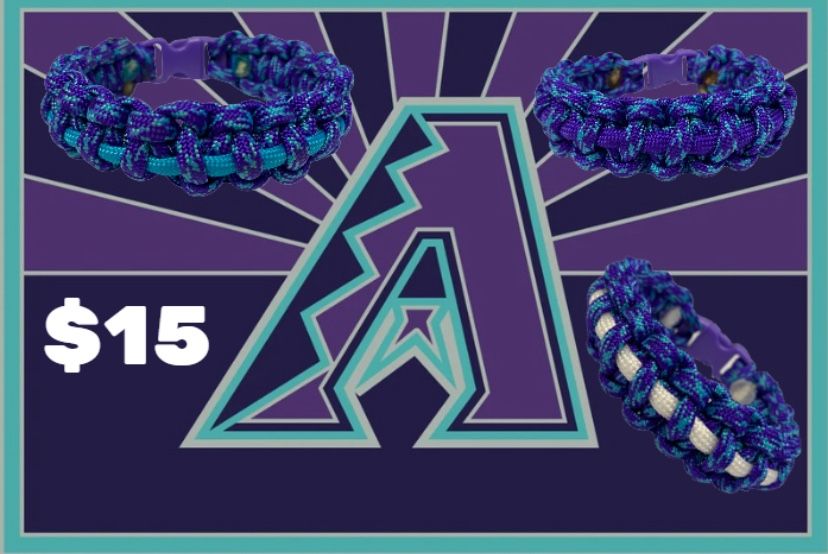 Paracorded Diamondbacks Bracelets