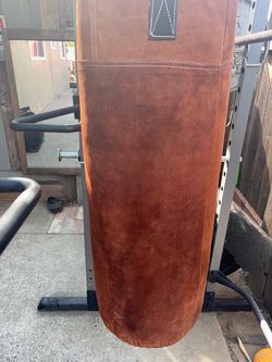 Vintage tuf wear suede leather punching Bag
