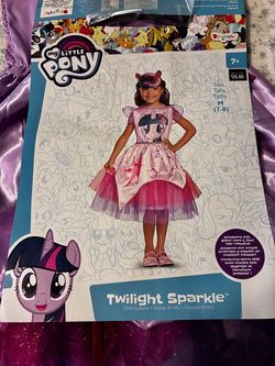 My Little Pony Twilight Sparkle Girls Costume Dress M 7-8