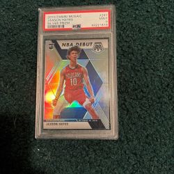 Jaxson Hayes Mosaic Rookie Silver Prizm PSA 9