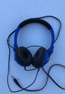 Blue headphones 2Xl