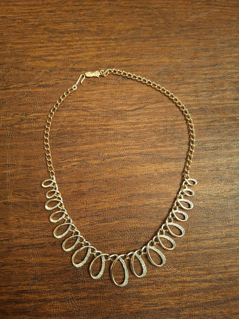 Vintage Emmons "Graduated Loops" necklace
