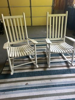 Rocking chairs—set of 2
