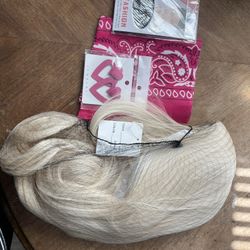 Barbie Long blonde Wig With Accessories #27