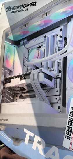 iBUYPOWER - Trace Gaming Desktop PC - AMD Ryzen 7 9800X3D, AMD Radeon RX 9070XT 16GB, 32GB DDR5 RAM, 2TB NVMe SSD_TBA7R97XT01 - white
