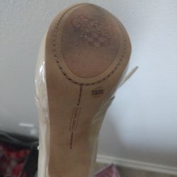 Heels Tan/beige Like New Vince Camutto 7.5
