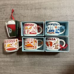 New Starbucks Been There Mug Ornaments 
