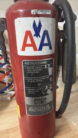 Abdul red line fire extinguisher