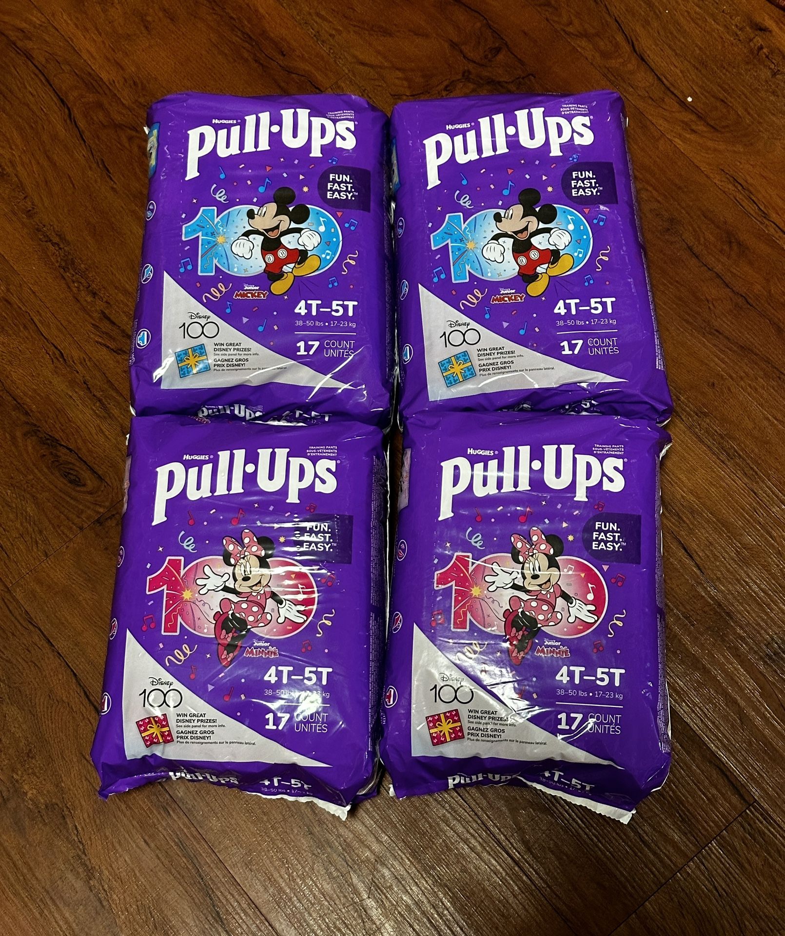 Huggies diapers pull ups size 4T-5T