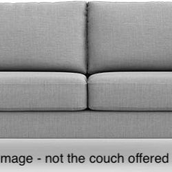 IKEA Karlstad Couch/Sofa, Gray, 81" W x 31.5" H x 37" D