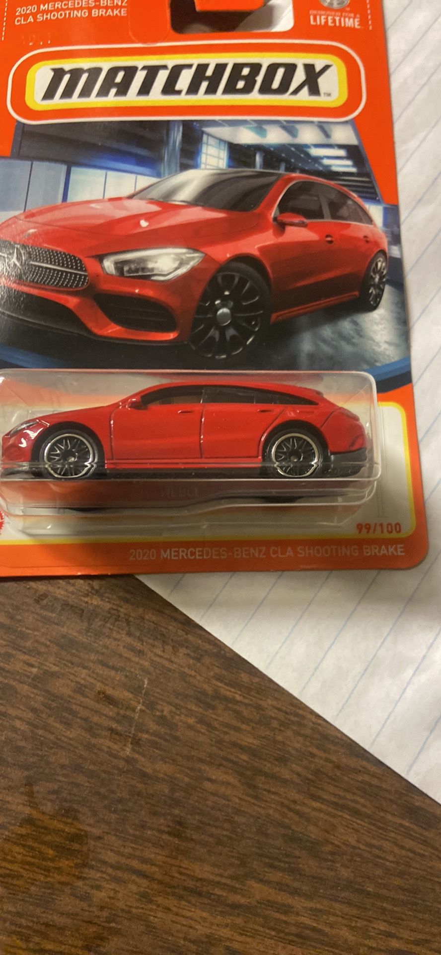 Matchbox Mercedes Benz CLA shooting