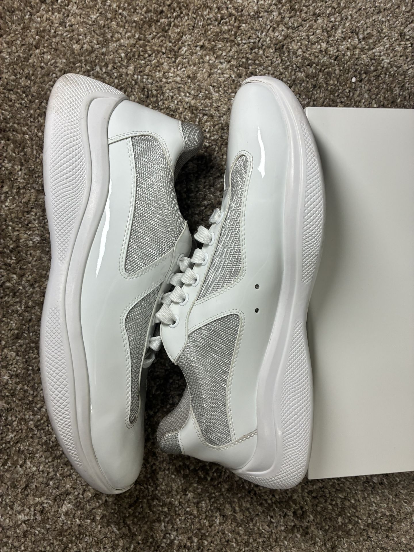 Prada America's Cup Soft rubber and bike fabric sneakers