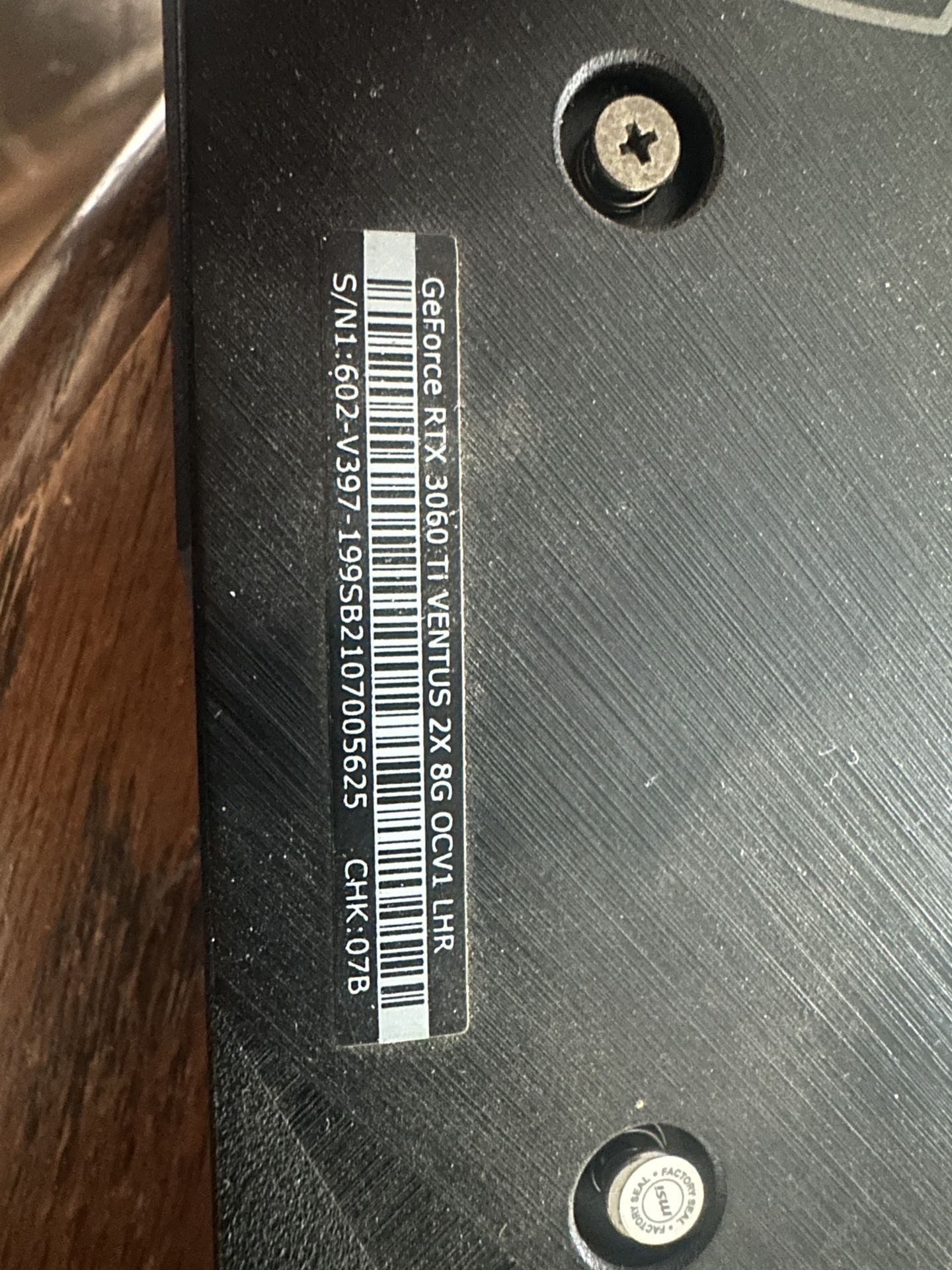 MSI NVIDIA 3060TI