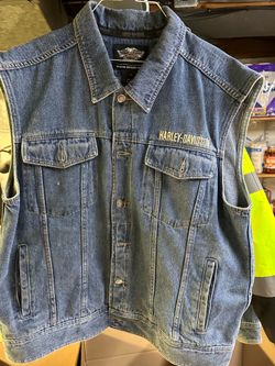 Harley Denim Vest - XL