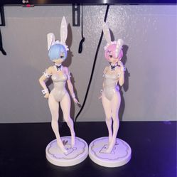 ReZero: Rem & Ram Bunny Suits- White