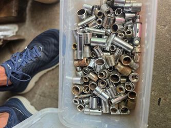 Large Lot of Mixed Socket Set Pieces