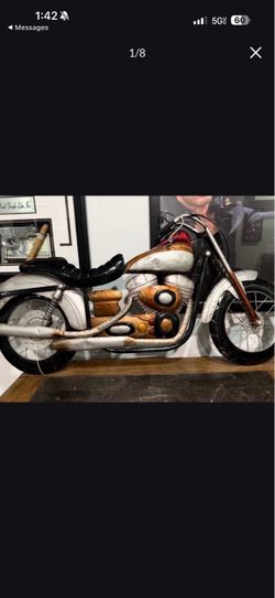 Decorative Motorcycle Sculpture Figurine
