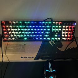 RGB Mechanical Keyboard And Mouse 