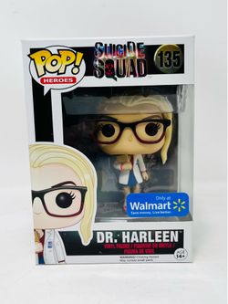 Funko Pop! Heroes Dr. Harleen #135 Walmart Exclusive Suicide Squad Harley Quinn