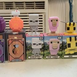 A Minecraft Movie McDonald's Happy Meal Toy Bundle